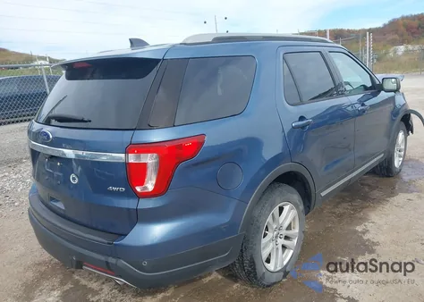2018 Ford Explorer Xlt z USA, uszkodzony, nr VIN 1FM5K8D84JGA02983